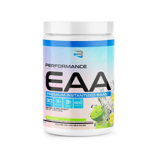 Believe Supplements EAA - Essential Amino Acids Formula | Boost Muscle Recovery, Performance & Hydration | Sugar-Free & Delicious Flavors Available! (Lemon Lime)