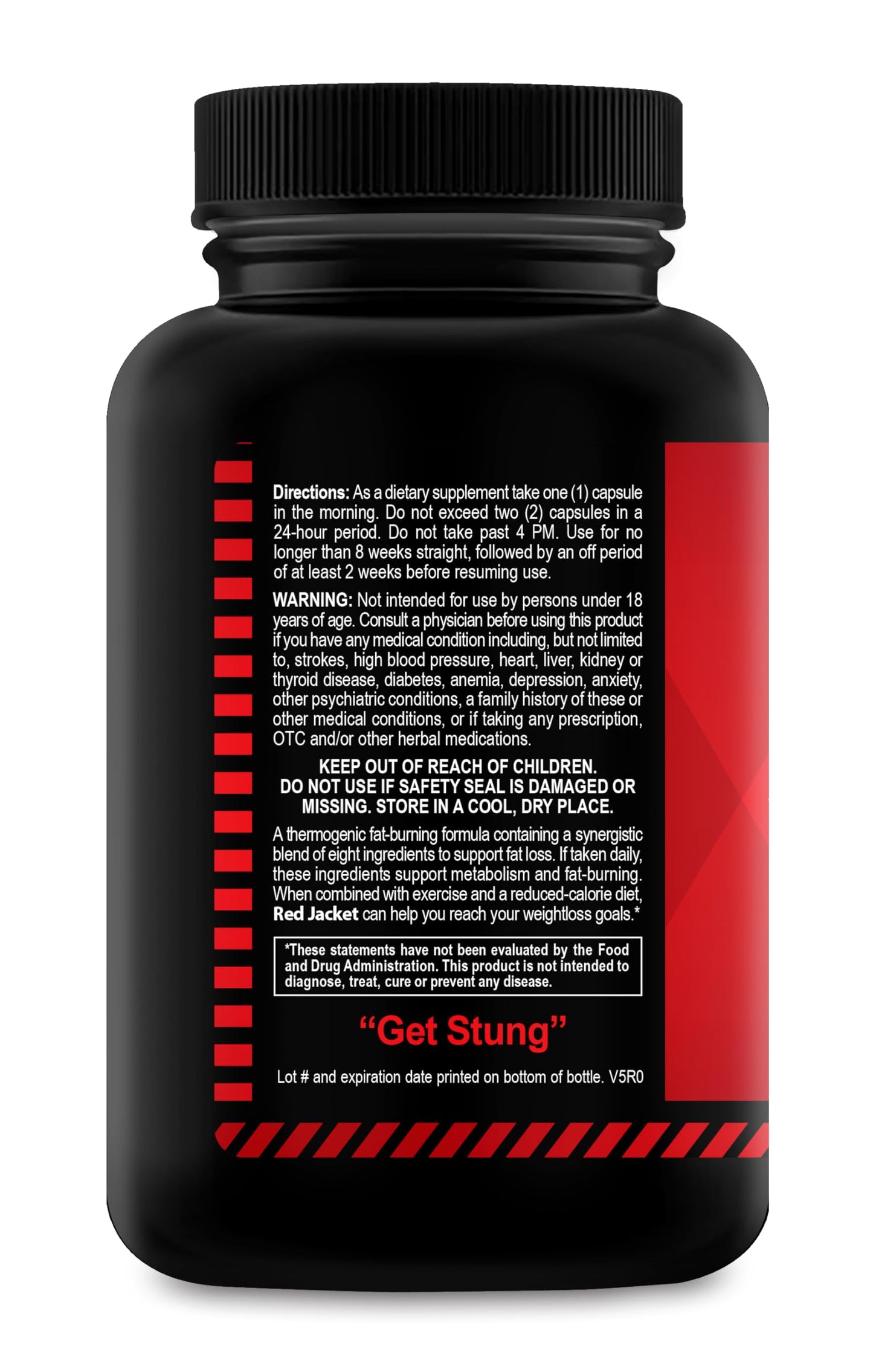 Red Jacket Thermogenic Fat Burner - Advanced Weight Loss Pills for Energy Boost, Metabolism Ignite, Extreme Shred, and Focus - Ultra Potent Diet Supplement for Lean Body and Performance Power