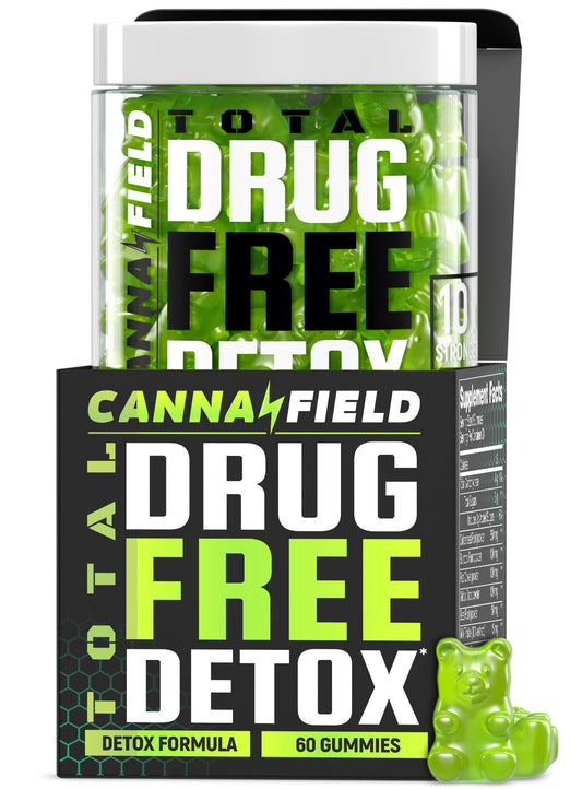 CANNA FIELD Full Body Cleanse Detox Gummies, Liver, Gut Cleanse Detox & Repair with Milk Thistle, Effective Digestive Health Supplement