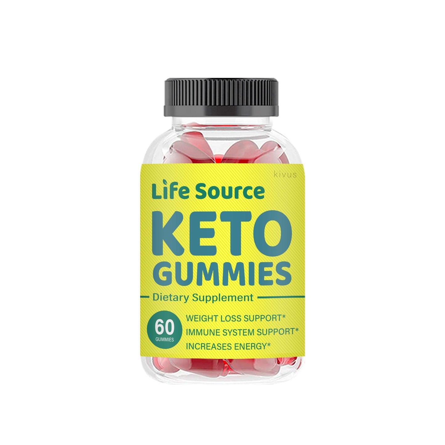 kivus Life Source Keto Gummies - Life Source Keto Gummies (Single, 60 Gummies)