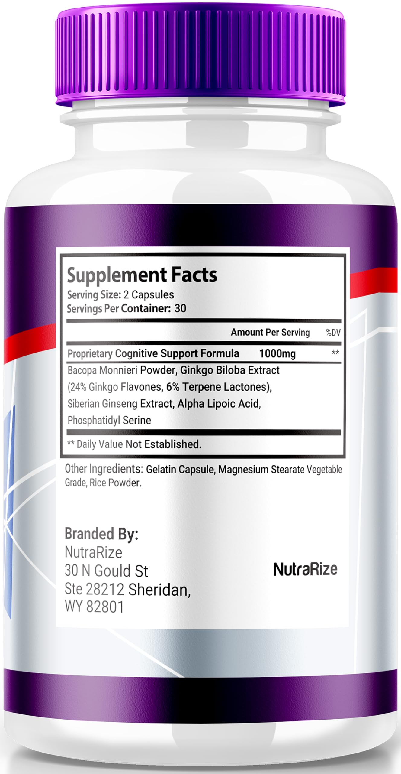 NutraRize (Pack of 2 Synaptic XR Core Focus Capsules Designed for Effective Memory, Max Formula for Cognitive Health, All Natural Brain Supplement, Reviews (120 Capsules)