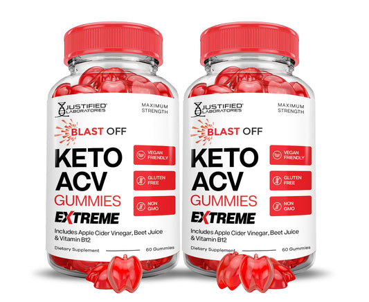 (2 Pack) Blast Keto ACV Gummies Extreme 2000MG Blast Keto Gummies Apple Cider Vinegar Formulated with Pomegranate Beet Juice Powder B12 Vegan Non GMO 120 Gummys