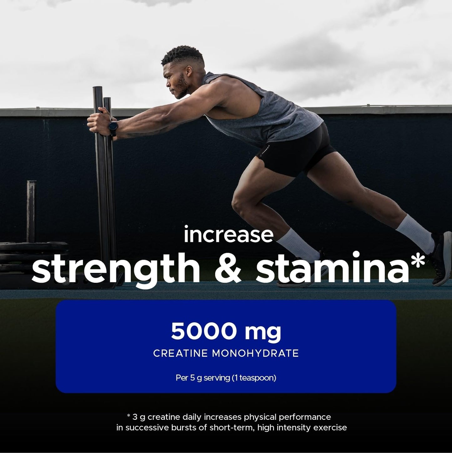 USN Creatine Monohydrate 500 g Size and Strength Powder