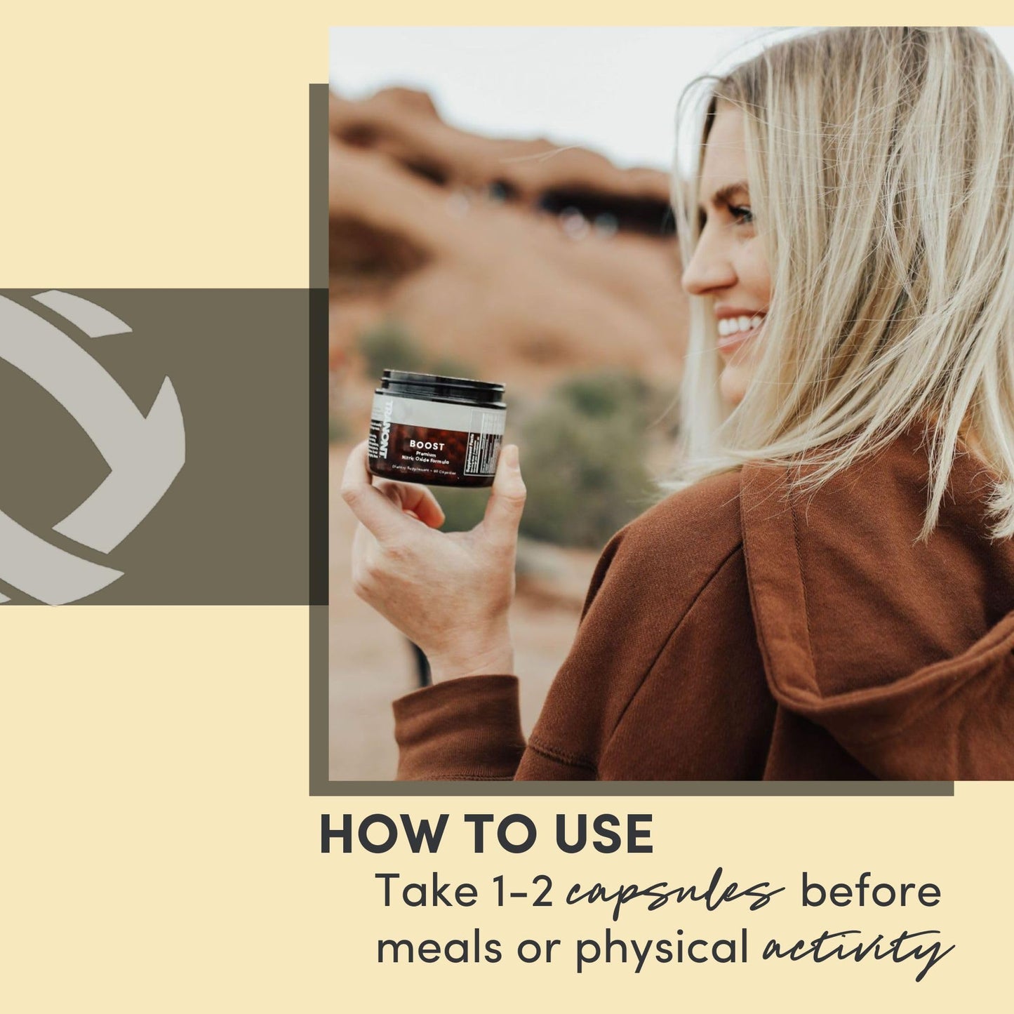 Tranont Boost - Advanced Nitric Oxide Supplements for Women & Men. Peak Performance, Energy, & Focus - Nitric Oxide, L-Arginine, Antioxidants for Improved Mental Clarity & Strong Muscles - 60 Capsules