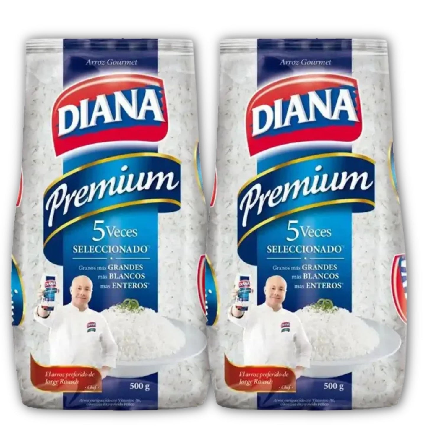 DECA EXPERTS  Arroz Blanco Premium Diana  RICE WHITE PREMIUM of 2 Pack of 32 OZ  1LB Arroz Blanco Seleccionado Grano a Grano  Colombia Foods  Despensa Colombiana