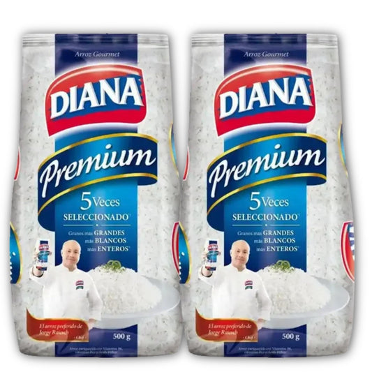 DECA EXPERTS  Arroz Blanco Premium Diana  RICE WHITE PREMIUM of 2 Pack of 32 OZ  1LB Arroz Blanco Seleccionado Grano a Grano  Colombia Foods  Despensa Colombiana