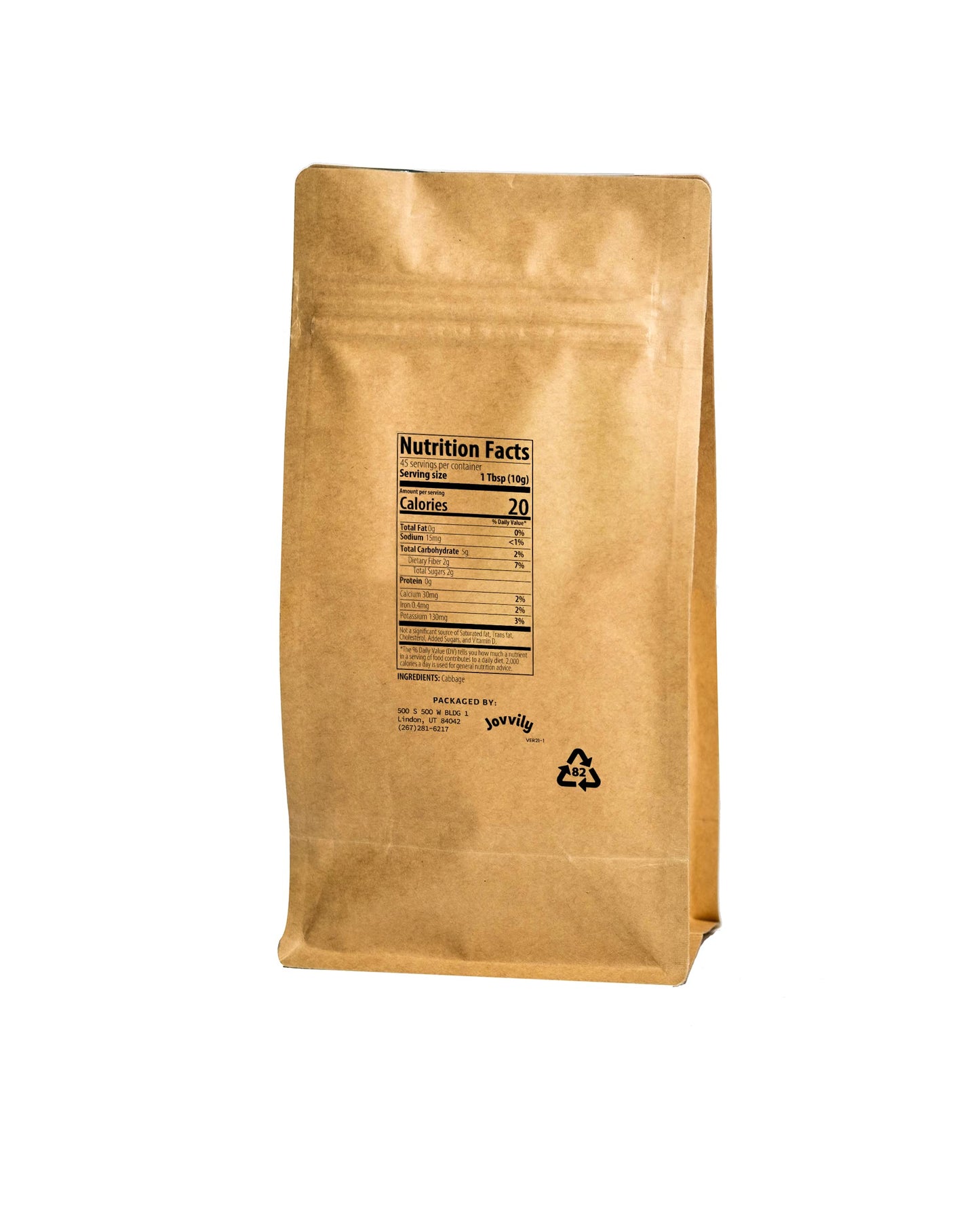 Jovvily Cabbage Powder  1lb  Dried Cabbage  Soups