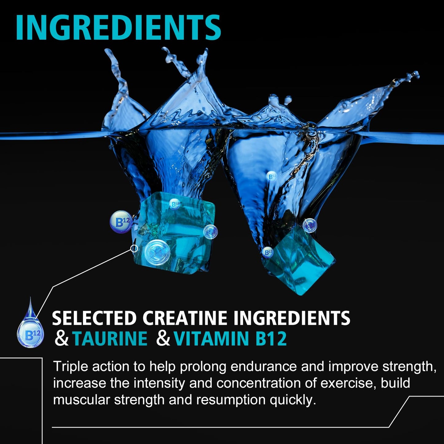 Beauty Bar Creatine Monohydrate Gummies,6200mg for Men & Women-120 Gummies,Sugar Free Chewable Creatine Monohydrate for Muscle Strength,Energy Boost,Blueberry Flavor