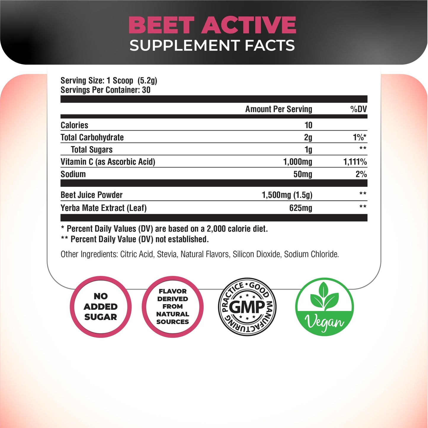 Nutrology Beet Active, Natural Pre-Workout Powder, Supports Energy, Endurance & Nitric Oxide Flow with Beet Powder, Yerba Mate & Electrolytes, Vegan Pre Workout, Passion Fruit Flavor, 30 Servings