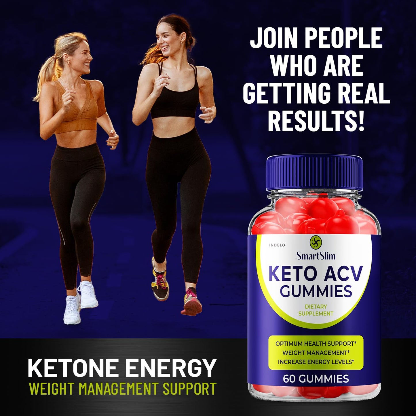 Smart Slim Keto ACV Gummies Advanced - Smart Slim ACV Gummies Reviews, Smart Slim Keto Gummies for Weight Management B12 SmartSlim 1000mg Formula (1 Pack - 60 Gummies)