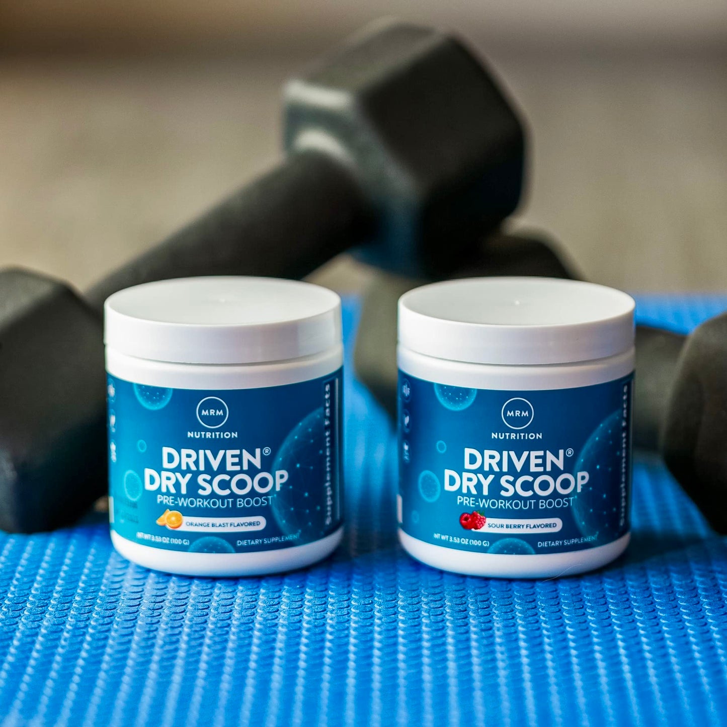 MRM Nutrition Driven™ Dry Scoop Pre-Workout Powder| Orange Blast Flavored| Pure Ingredients| Muscle + Hydration + Energy Blends| Performance Energy | Vegan + Gluten-Free | 15 Servings