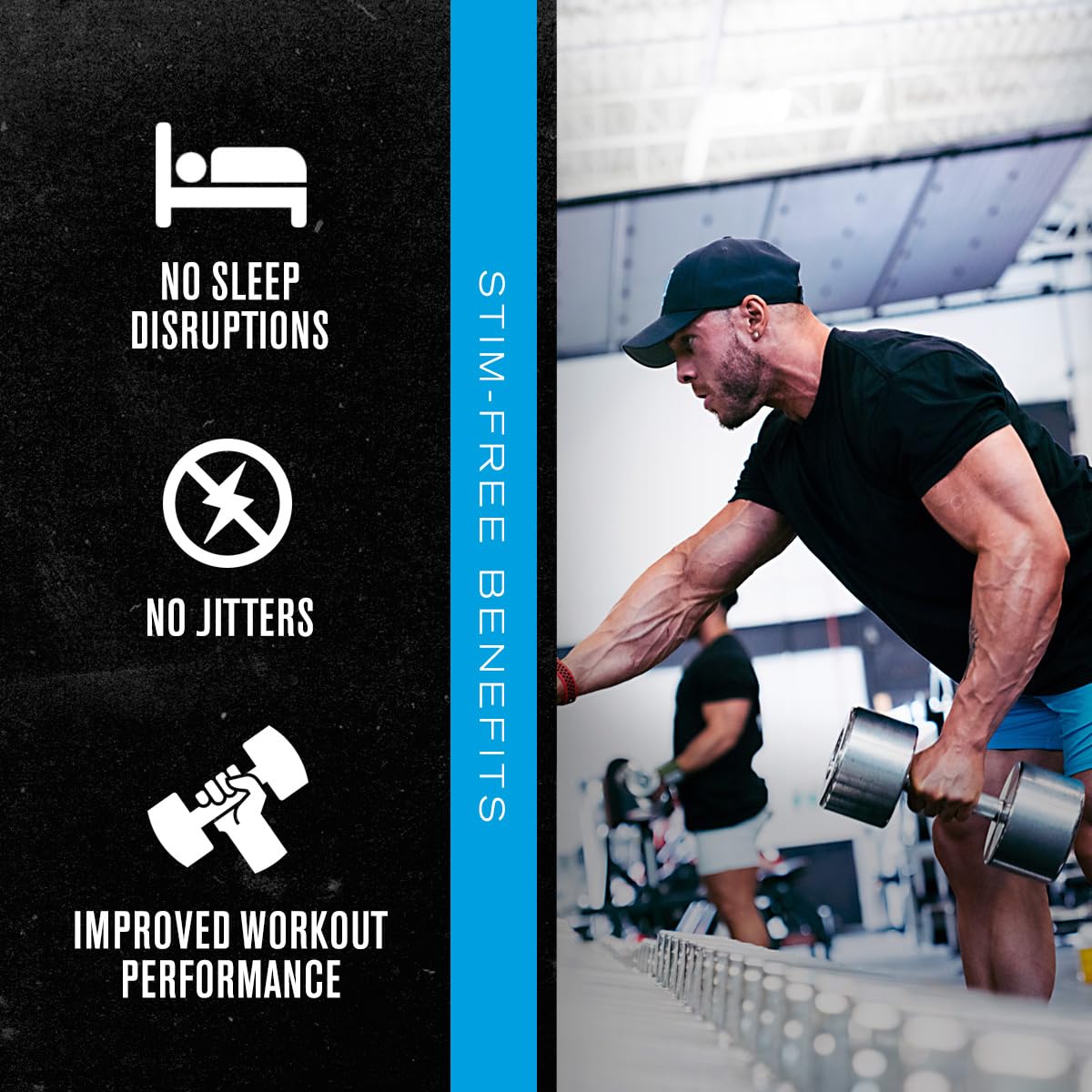 Jacked Factory Nitric Surge Stim Free Pre Workout Powder - Caffeine-Free Nitric Oxide Supplement w/Con-Cret Creatine, L Citrulline, & GlycerSize Glycerol - Cherry Kiwi, 30 Servings