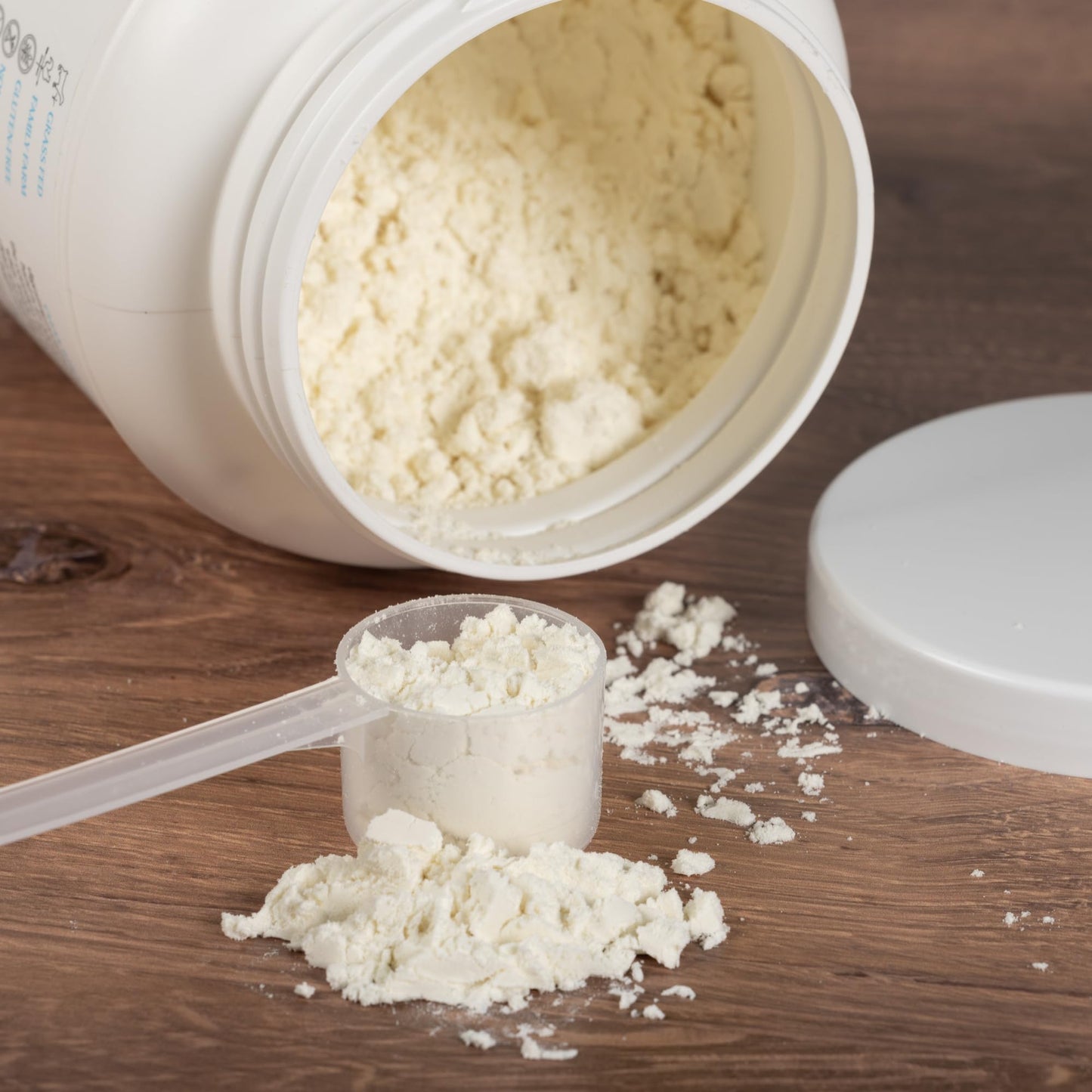 Mt. Capra Clean Whey Protein | Grass-Fed Undenatured Goat Whey Protein Powder | 24 g Protein Per Serving, All Natural, Non-GMO, High in Branch Chain Amino Acids | Unsweetened | 15 Servings - 16 oz