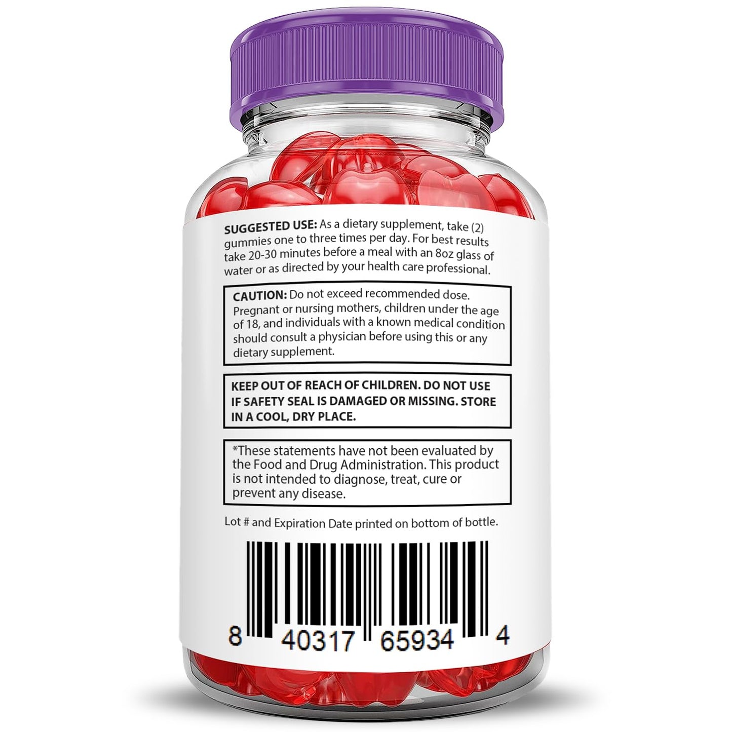 Pure Slim Keto ACV Gummies Extreme 2000MG PureSlim Keto Gummies Advanced Formula Apple Cider Vinegar with Pomegranate Beet Juice Powder B12 Vegan Non GMO 60 Gummys