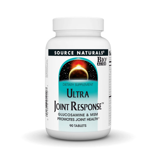 Source Naturals Ultra Joint Response, Bio-Align, Glucosamine and MSM, Promotes Joint Health* - 90 Tablets