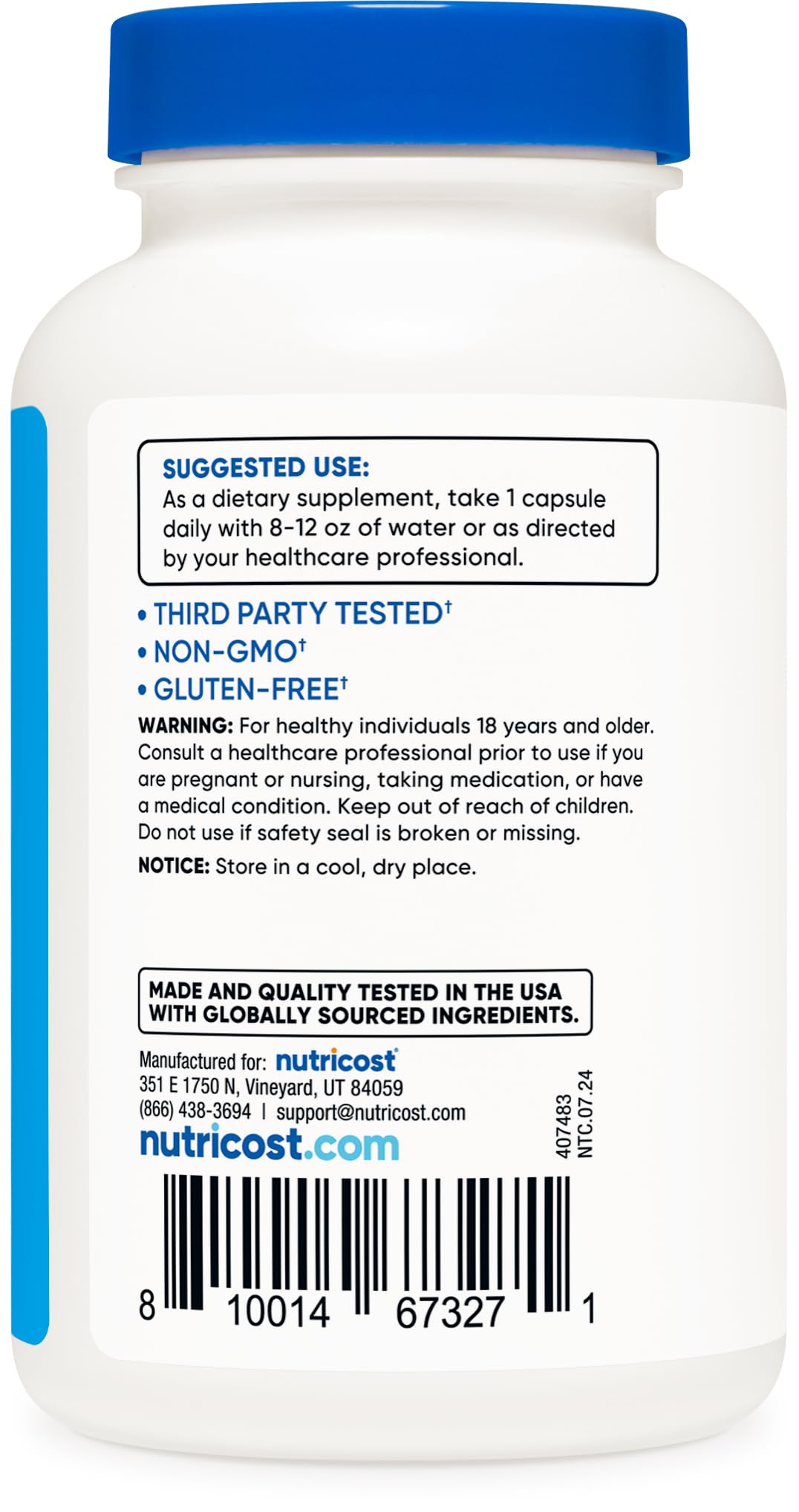 Nutricost Electrolyte Complex Advanced Hydration (120 Capsules) - 8 Hydrating Electrolytes & Vitamins, Gluten Free, Non-GMO, Vegetarian