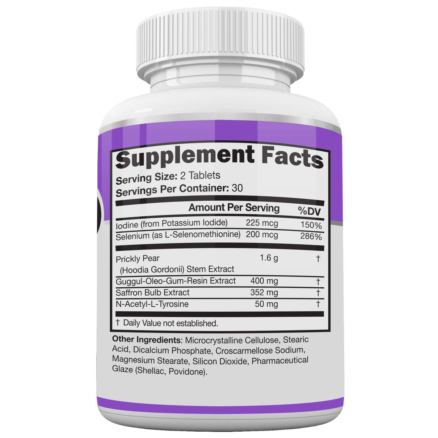 No-Stim Non Stimulant Fat Burner Diet Pills That Work- Appetite Suppressant & Best Caffeine Free Weight Loss Supplement- Natural Thermogenic Fat Loss Pill- 60 Tablets
