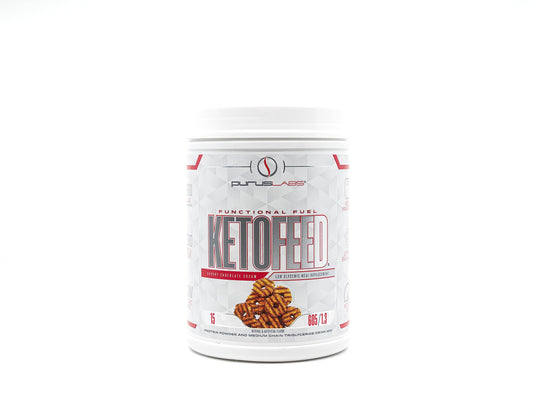 Purus Labs KetoFeed Protein | Keto Low Glycemic Protein Meal Replacement | Low Carb, 0 Sugars | Added MCTs | 20g Whey Protein (Savory Chocolate Cream)