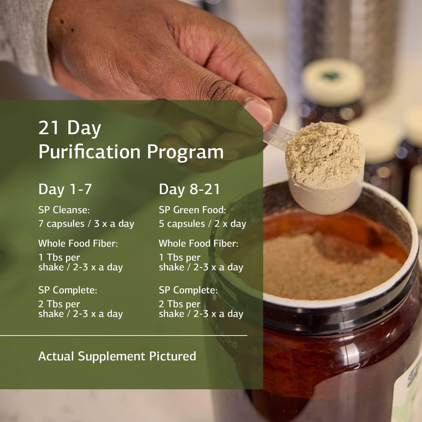 Standard Process Purification Kit with SP Complete and Whole Food Fiber - Detox and Liver Support with Milk Thistle, Whey Protein, Fiber, Choline, and Calcium