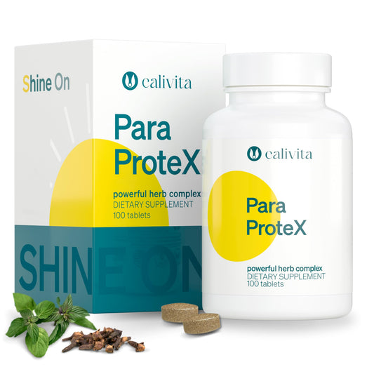 ParaProteX - Intestinal Cleanse for Humans - Black Walnut Wormwood - Gut Detox - All Natural Dewormer - Clove Oil - Gut Health Support & Microbal Balance - 10 Active Ingredients - 100 Vegan Tablets