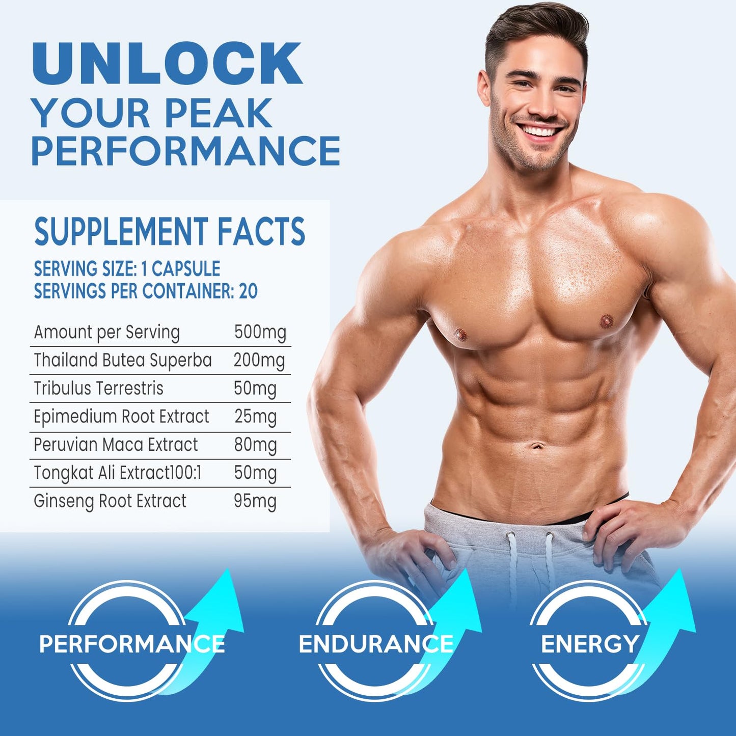 VEPEMVA Nutrition Supplement for Improved Performance, Energy and Endurance (20 Count)