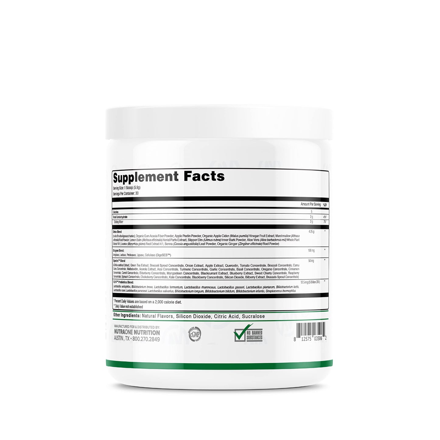DetoxOne Daily Gut Health Powder for Weight Loss | Daily Detox Cleanse Supports Normal/Health Digestive Function*| Promotes Detoxification*, Boost Energy & Improves Nutrient Absorption*