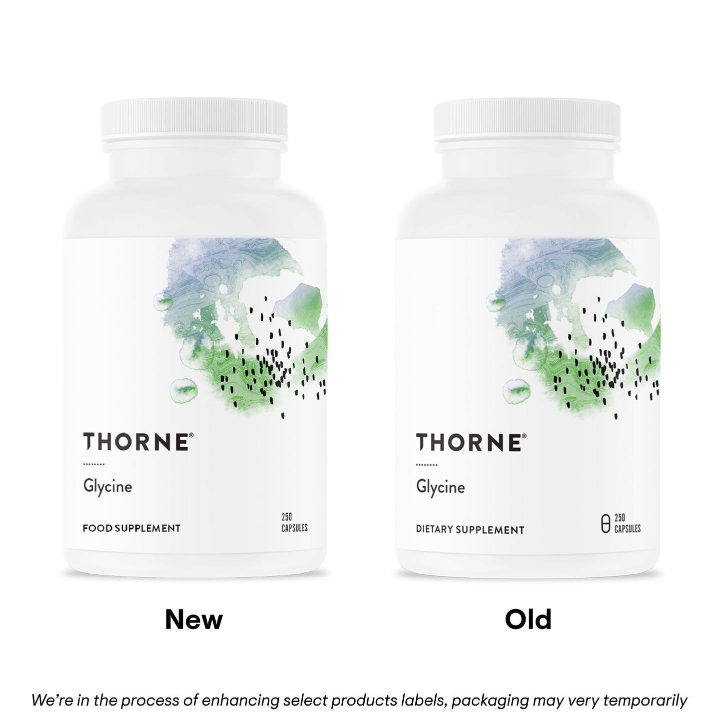 THORNE Glycine - Amino Acid Support for Relaxation, Detoxification, and Muscle Function* - 250 Capsules