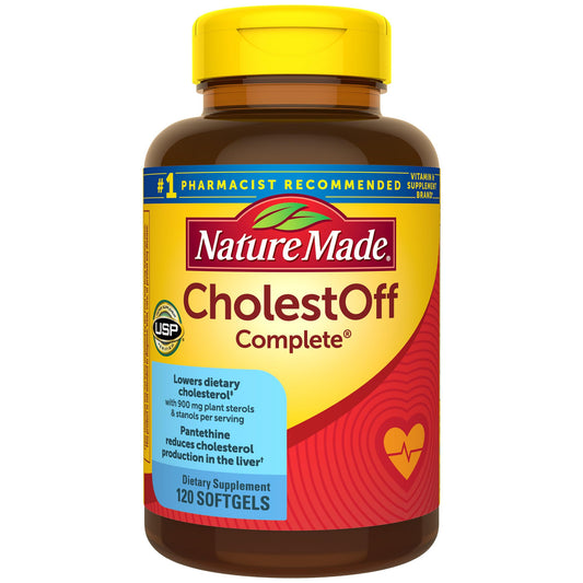 Nature Made CholestOff Complete, 120 Softgels, 20 Day Supply