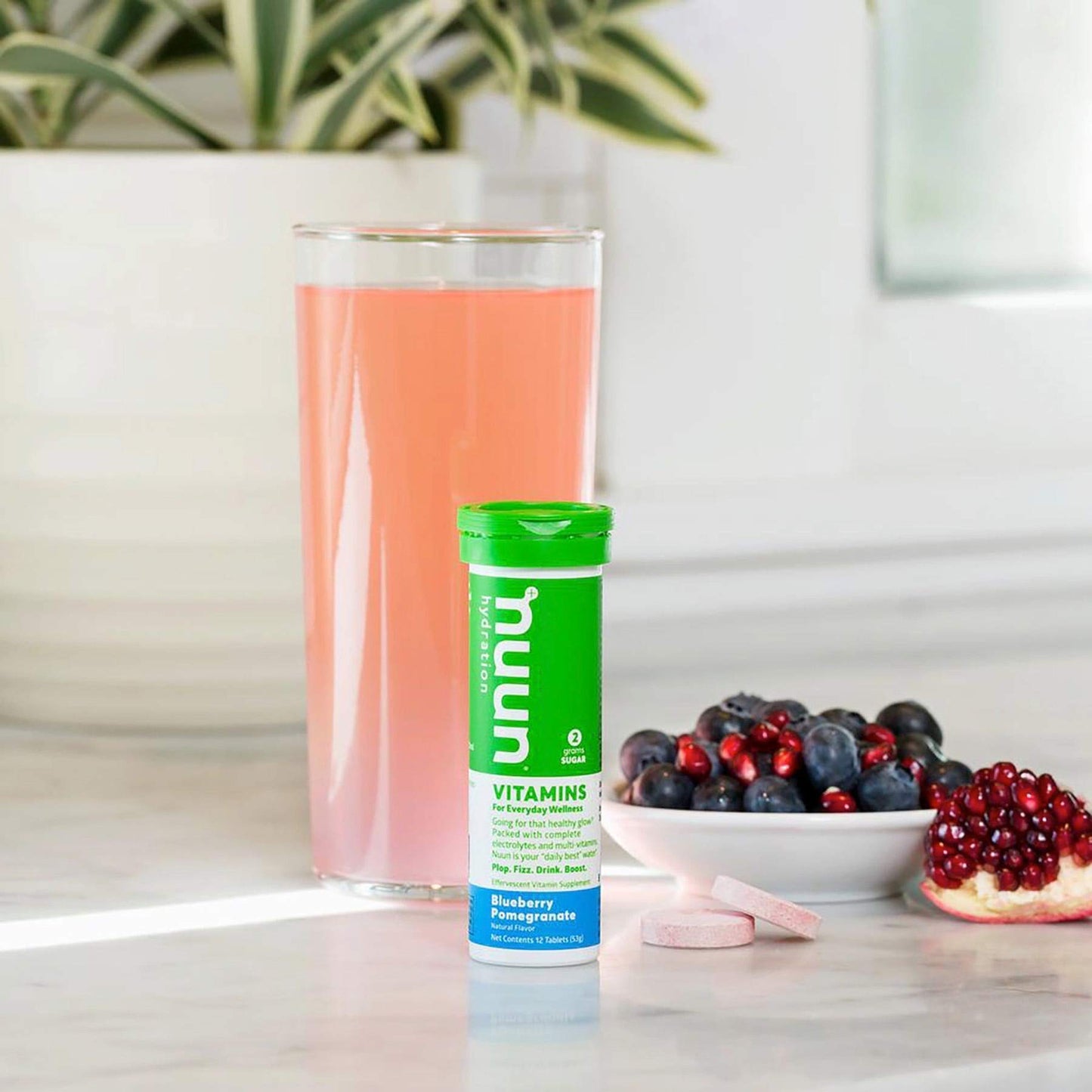 Nuun Vitamins: Blueberry Pomegranate Hydration Supplement (3 Tubes of 12 Tabs)3