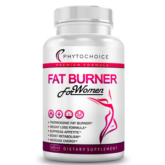Fat Burner for Women with Raspberry Ketones, Green Tea & African Mango - Best Diet Pills that Work Fast for Women, All-Natural Weight Loss Supplements Supports Metabolism & Belly Fat Burn, 60 Capsules