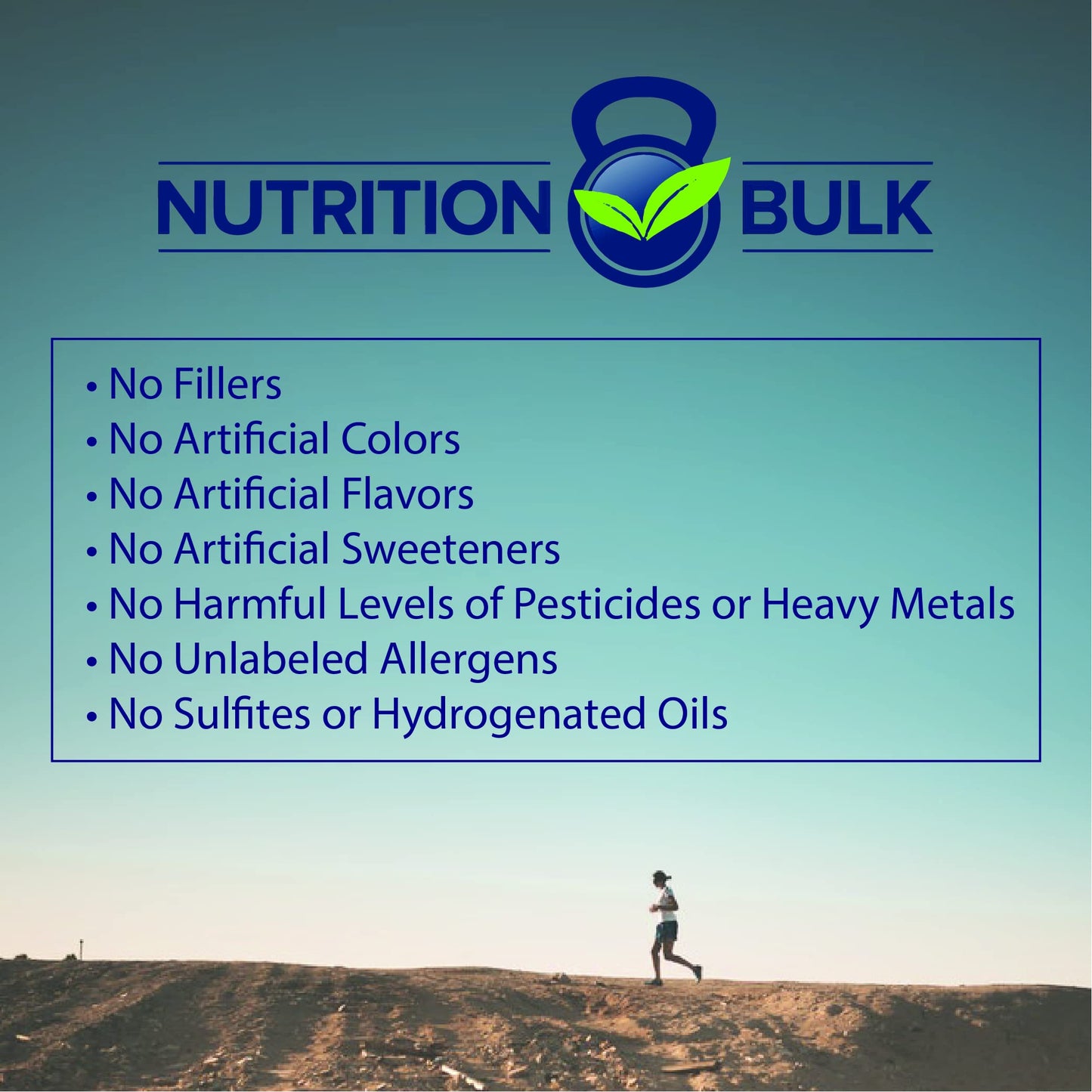 Pea Protein Powder - NutritionBulk.com, Isolate, Unflavored, Dairy-Free, Keto, Vegan, Gluten-Free, Non-GMO (1 lb)