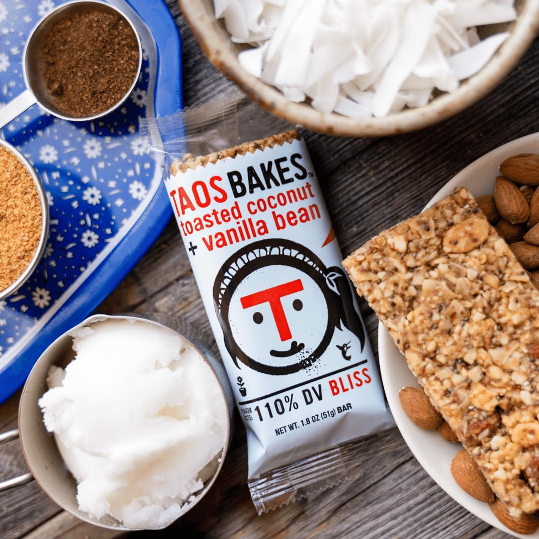 Taos Bakes Snack Bars  Crowd  Pleaser AllInOne Variety Pack  Gluten Free NonGMO Healthy Granola Bars  Nutritious  Delicious Baked Bars  12 Pack 18oz Bars