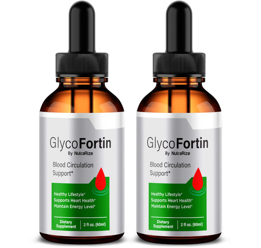(2 Pack) GlycoFortin Drops, Official Glyco Fortin Formula, All Natural Support Drops To Maintain Stable Levels & Healthy Circulation, Cleanse & Restore, Premium GlycoFortin Gotas Review (60 Servings)