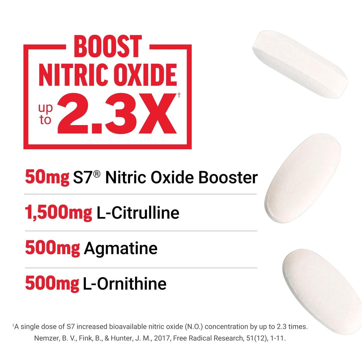 Force Factor Score! Hardcore Nitric Oxide Booster Supplement for Men with L-Citrulline, Yohimbe, Black Maca & B Vitamins to Increase Stamina, and Maximize Physical Performance, 120 Tablets