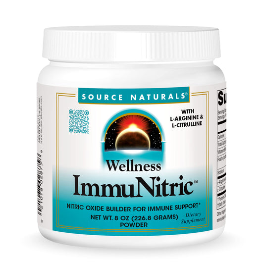 Source Naturals Immunitric, Nitric Oxide Builder for Immune System Support* - 8 oz Powder