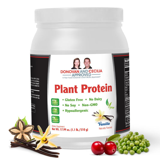 Donovan and Cecilia Approved Vegan Plant Protein (Vanilla), DCA Nutrition