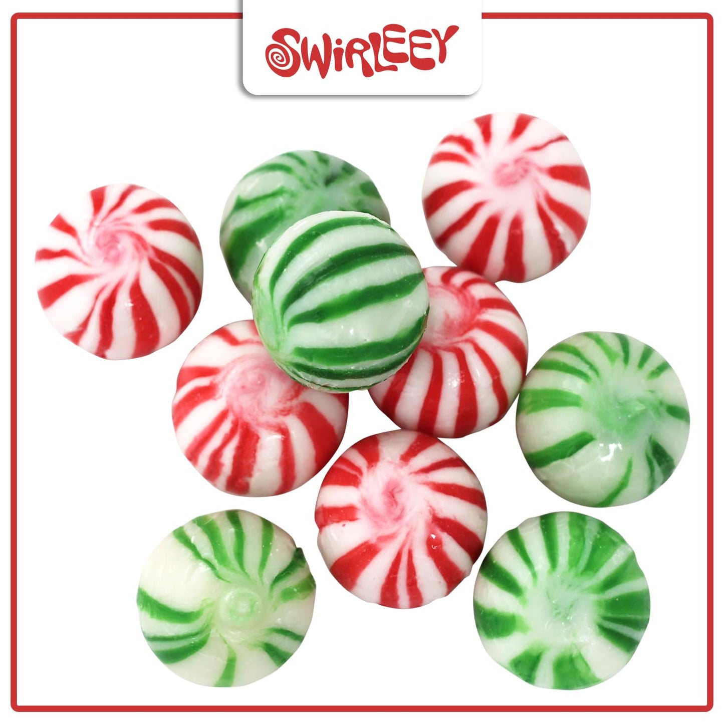 Jumbo Mint Balls  Spearmint  Peppermint Hard Candies  Mint Bulk Candies  Individually Wrapped Bulk Mints  Refreshing Office Candies 5 Pounds