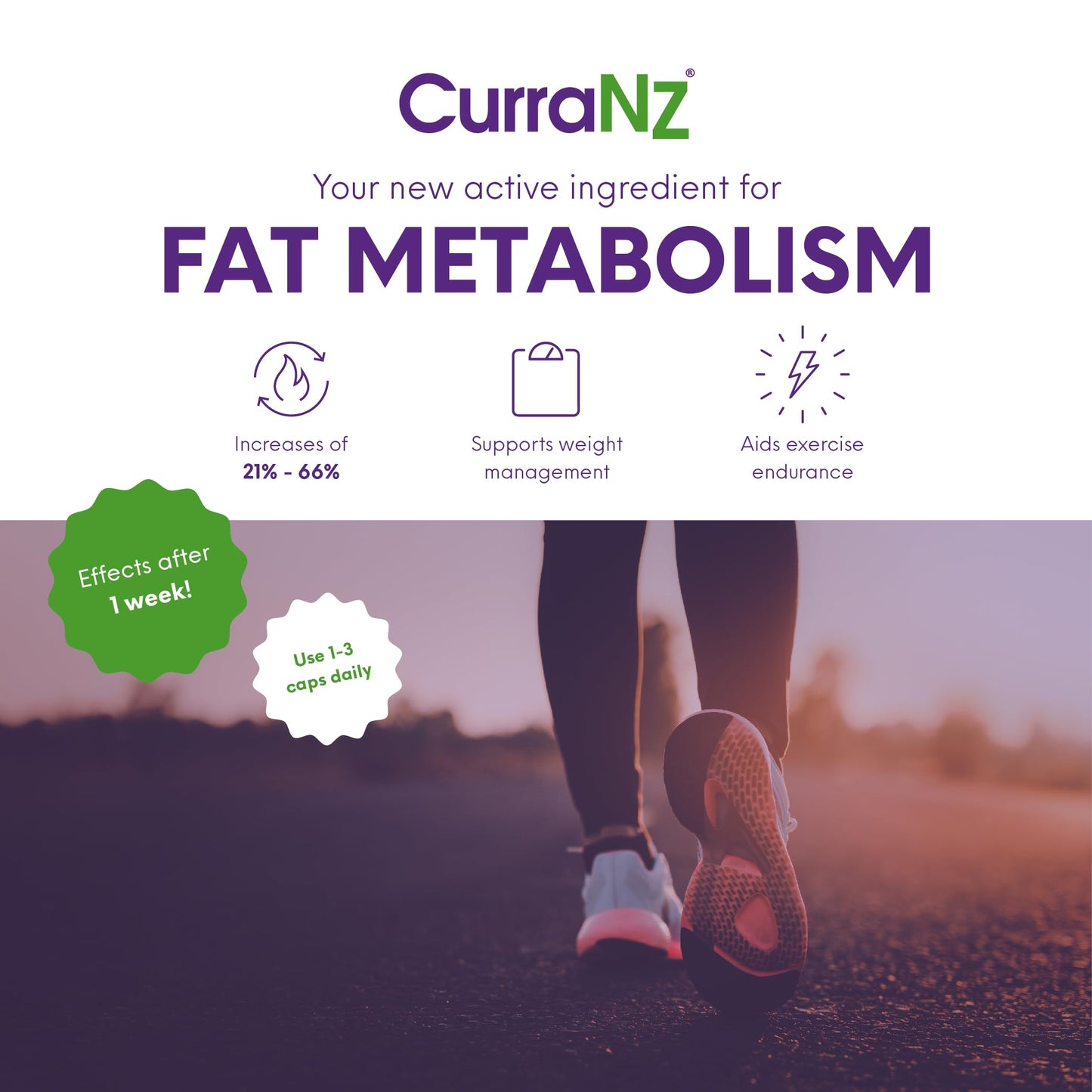 CURRANZ New Zealand Blackcurrant Extract Sports Nutrition Capsules | Muscle Recovery | Endurance Performance | Pre or Post Workout Supplement | Vegan & Caffeine Free (30 Capsules)