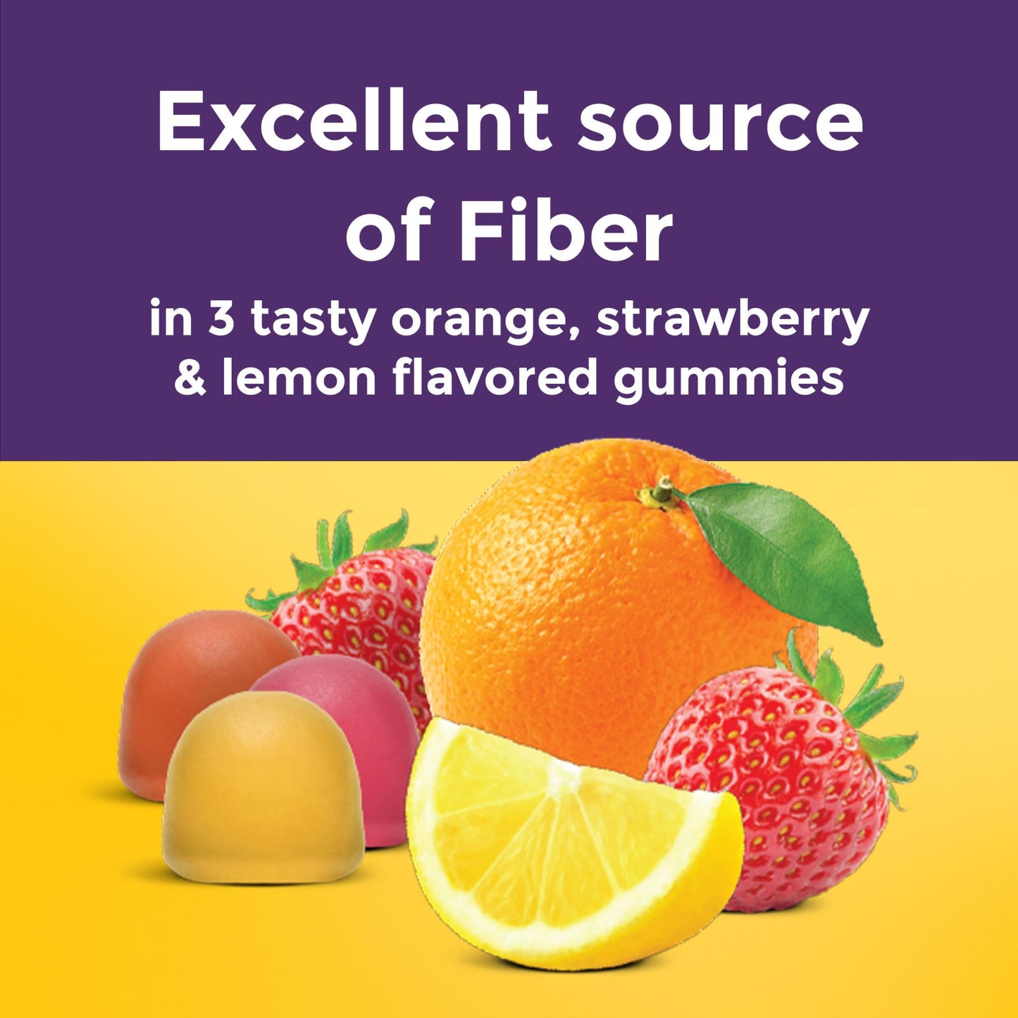 Nature Made Prebiotic Fiber Gummies for Adults and Kids, Fiber Supplement for Digestive System Support, 90 Gummies