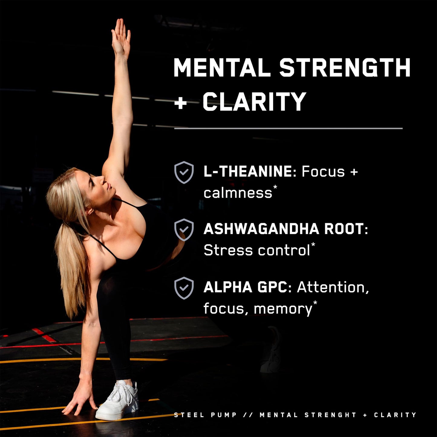 SteelFit Steel Pump | Advanced Pre Workout Powder & Nitric Oxide Supplement | Watermelon Lemonade, 30 Servings | for Muscle Building & Recovery | Made with Peak ATP, Ashwagandha, & Electrolytes