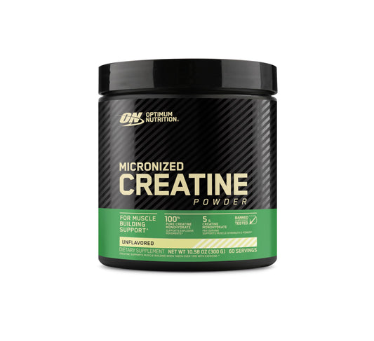Optimum Nutrition Micronized Creatine Monohydrate Powder, Unflavored, 60 Servings, 300 Grams (Packaging May Vary)