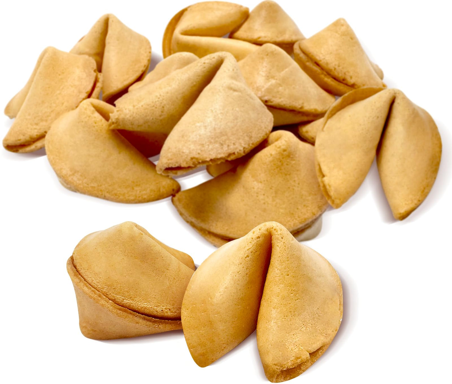 52USA Fortune Cookies Approx 25pcs Vanilla Flavor Fortune Cookies Individually Wrapped Bulk Fresh Cookies 4oz