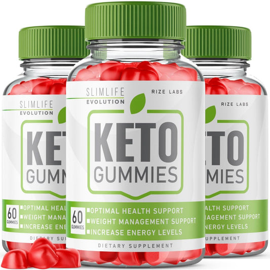 rize labs - SlimLife Evolution Keto Gummies for Advanced Weight Loss, Keto ACV Used to Improve Health and Increase Energy Levels (180 Gummies)