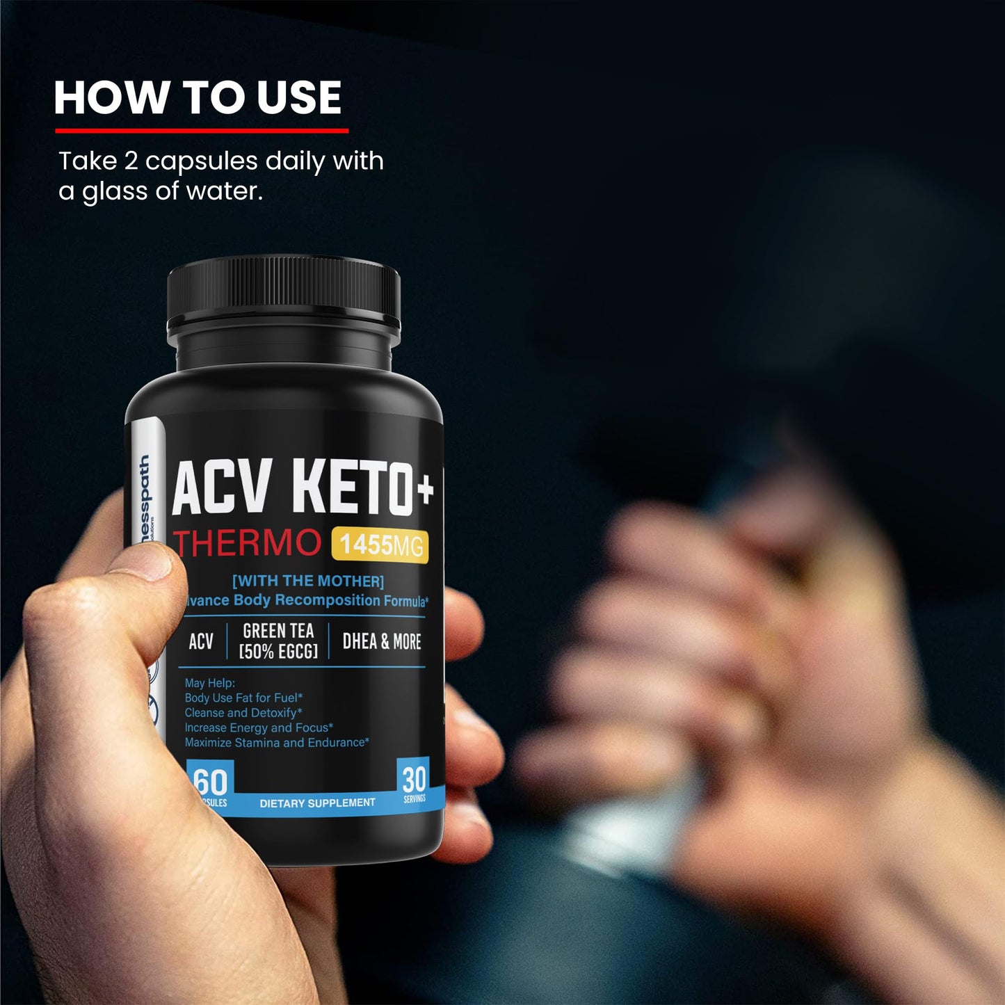 ACV Keto Supplements, Mothers Apple Cider Vinegar (1455 Mg) Pills for Metabolism and Appetite Support, THERMO ACV Keto Pills for Weight Loss and Belly Fat, Adult Slimming Capsules for Women Men