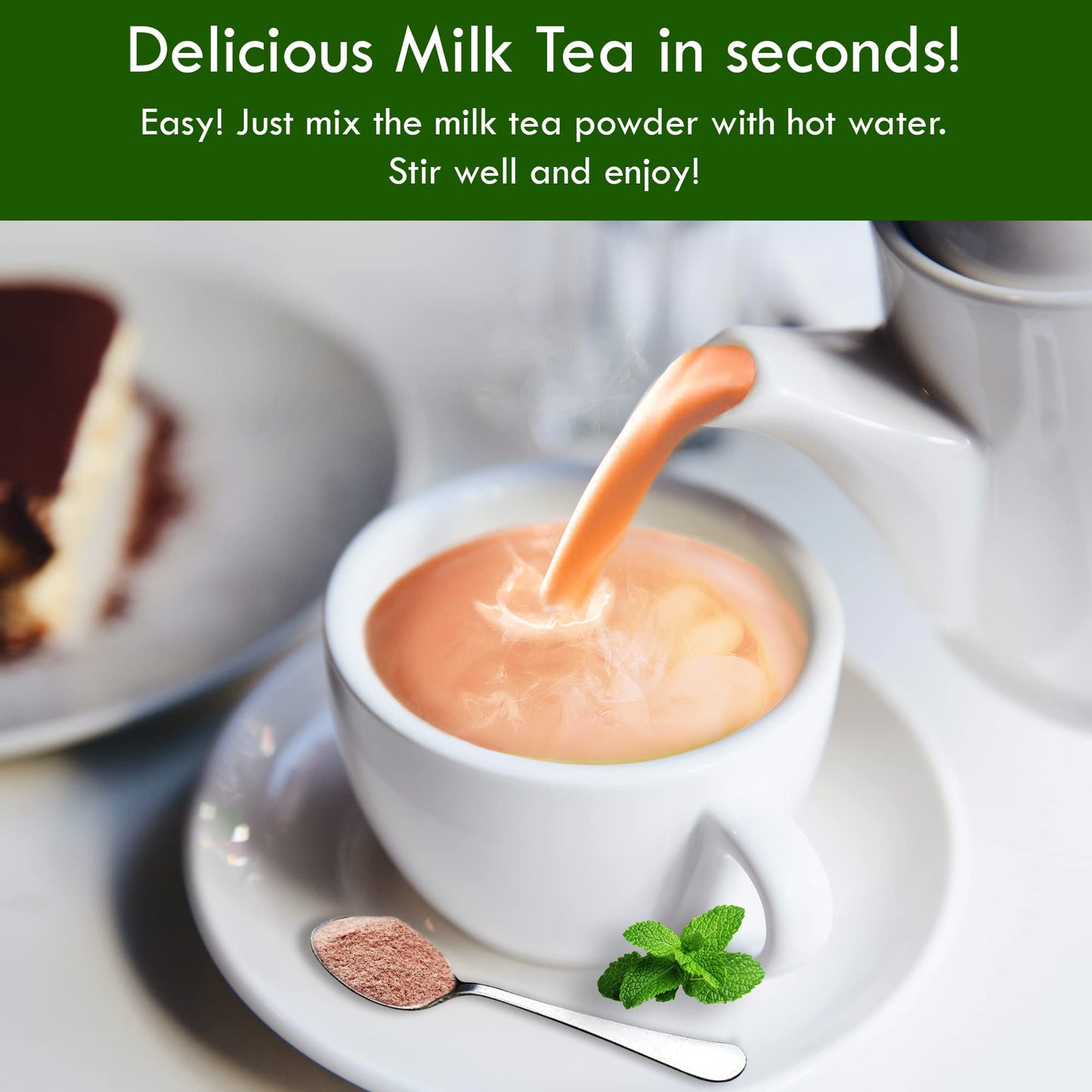 Rose Bubble Milk Tea Instant 3in1 Powder Mix  1kg 33 Drinks  For Boba Tea Milkshake Blended Frappe and Bakery  Authentic Taiwan Recipe  0 Trans Fat No Preservatives by Moriyama Teahouse