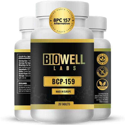BioWell Labs BCP 159 Body Protect Complex 500mcg - High Potency Formula for Active Lifestyle Support - Non-GMO, Gluten-Free & Vegan| 20 Tablets