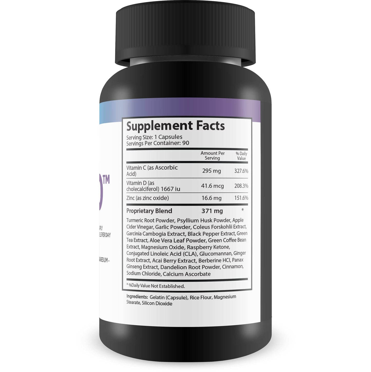 3X Keto Gummy Formulation Cleanse Capsules 90 Day Supply 1 Capsule Per Day - Help Detox Cleanse Waste & Toxins with Keto Apple Cider Vinegar Cleanse - Contains Calcium, Magnesium, Psyllium Cleanse