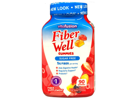 Vitafusion Fibre Well Fibre Supplement Gummies, 90 Gummies