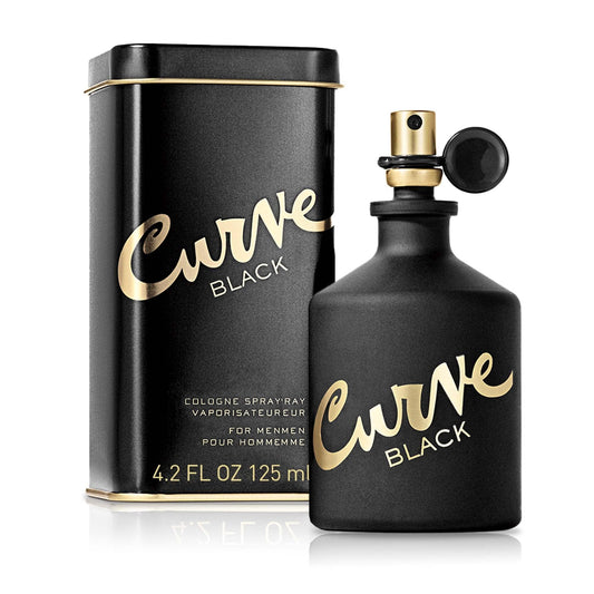 Curve Black For Men, Cologne Spray with Casual Day or Night Scent, 4.2 oz