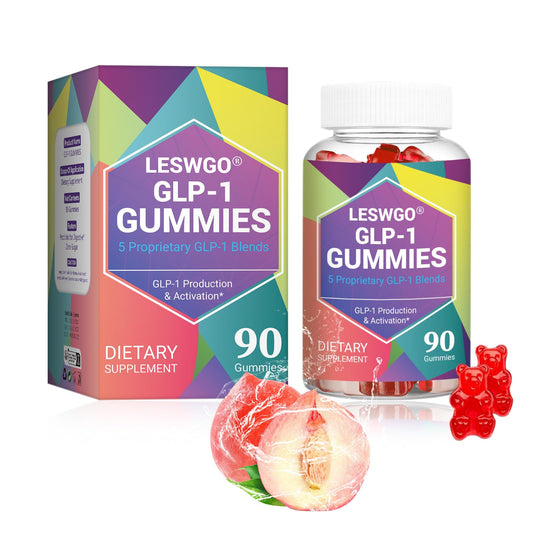 Vjningu GLP-1 Gummies | GLP-1 Supplement- 90 Gummies-Probiotic, Berberine, Fiber Support GLP-1 Naturally, GLP-1 Probiotic Gummies for Men*Women(Peach Flavor) (Pack of 1, Peach Flavor,90 Gummies)